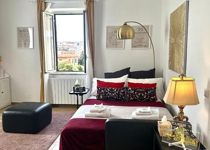 Gemelli-san Pietro-trastevere-casa Con Posto Auto Apartament Rzym